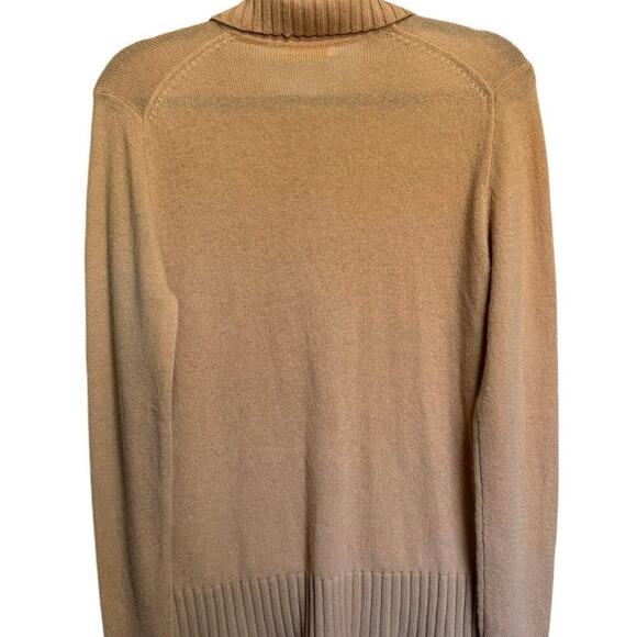 Tory Burch Collared Button Down Sweater Top Pullover Wool Cashmere Size Large - Picture 6 of 11